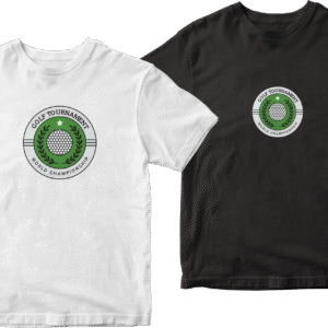 Set of T-shirts with tournament logo