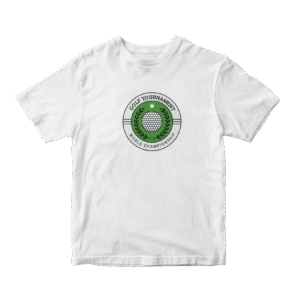 White T-shirt with tournament logo